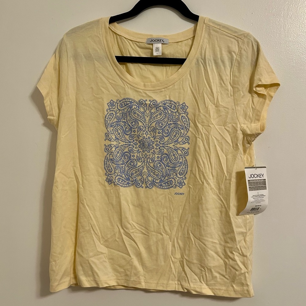 Jockey Yellow Short Sleeve Top
